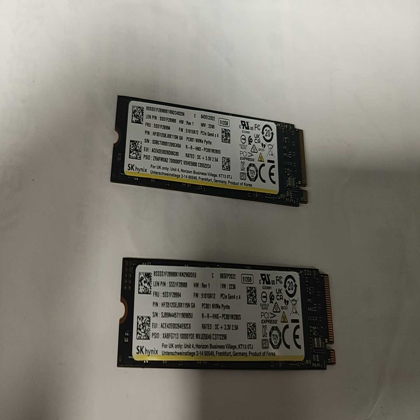 海力士Pc801-512g-PCIe4.0-nvme-m.2--议价商品