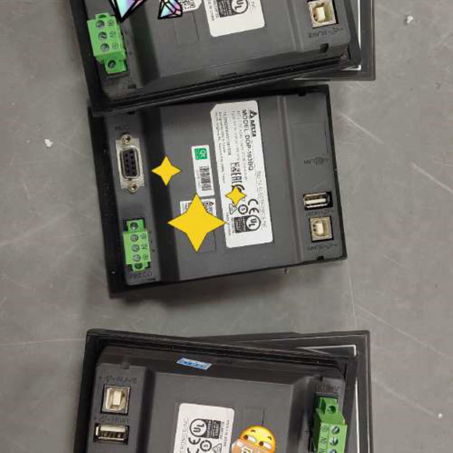 售前询价维修议价台达触控屏幕DOP-103BQ成色漂亮功能包好