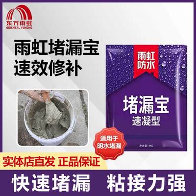 雨虹堵漏宝金汤水不漏快干水泥速凝水泥房屋维修水泥堵漏王堵