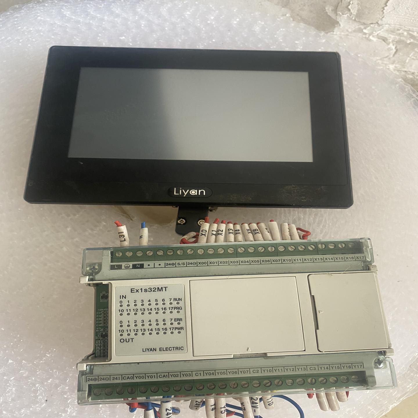 Liyan触摸屏plc一套，KX070-WST1M屏幕Ex询价