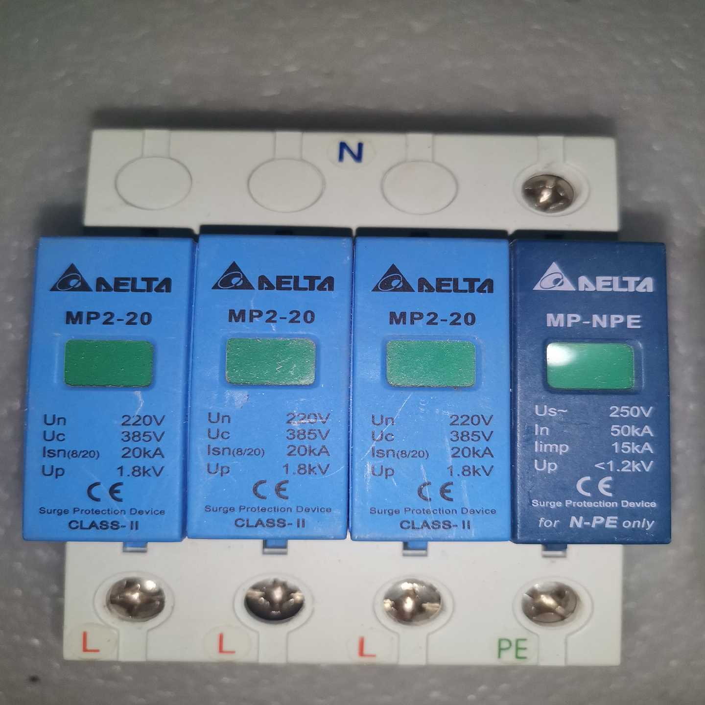 【议价】台达MP2-20防雷器3PN，4P单相三相浪涌保护器38适用
