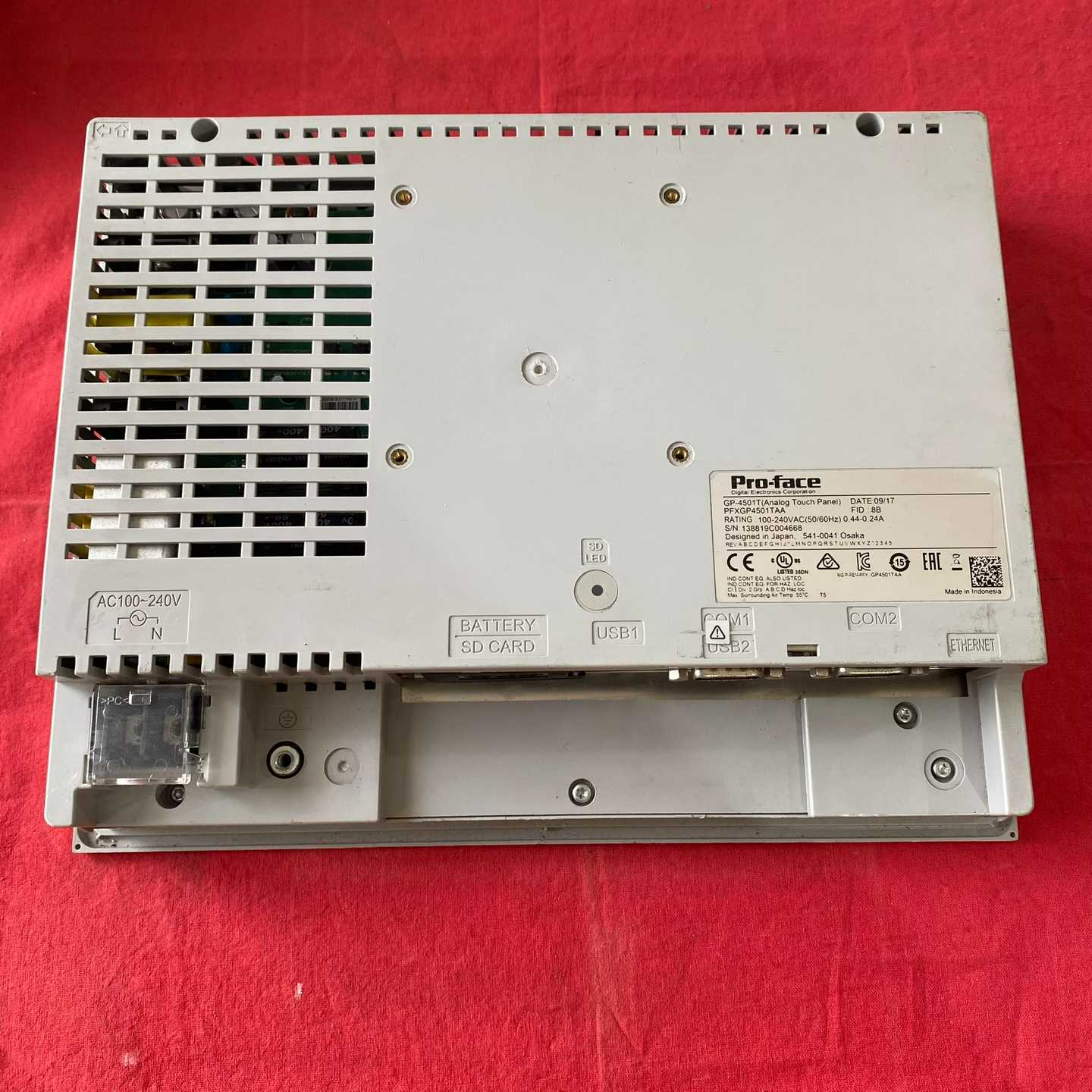 Pro-face触摸屏GP-4501TAA--议价商品