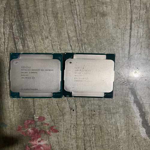 询价~Intel志强E5-2678V3 CPU 12核24线程2.