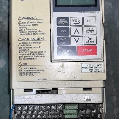 CIMRG7B42P2安川G7变频器2.2KW正