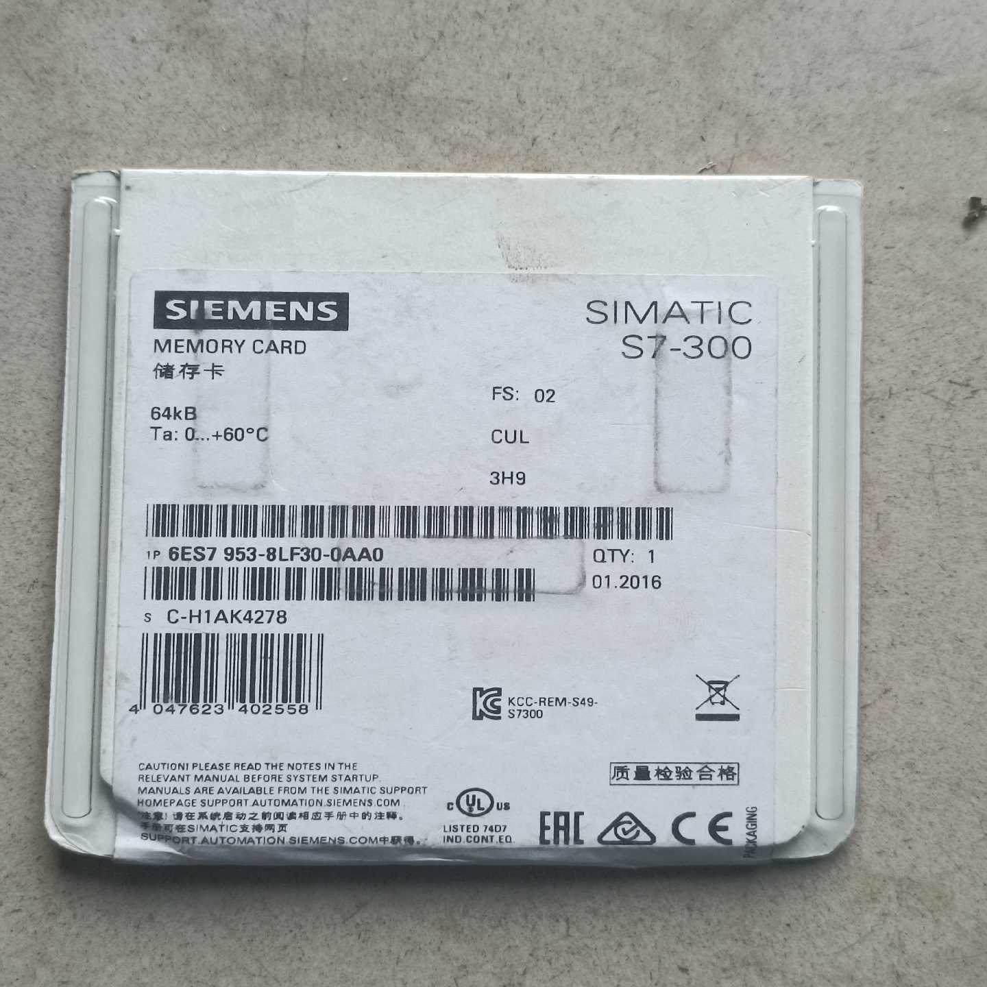 S7-300PLC内存卡6ES795询价