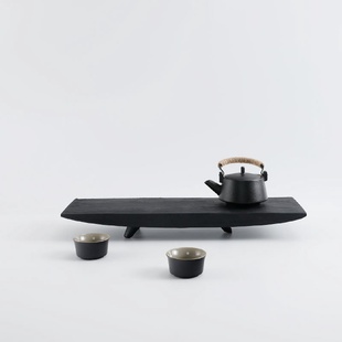 新中式 饰品 复古托盘客厅茶几轻奢高级感展示盘软装 样板间摆件装