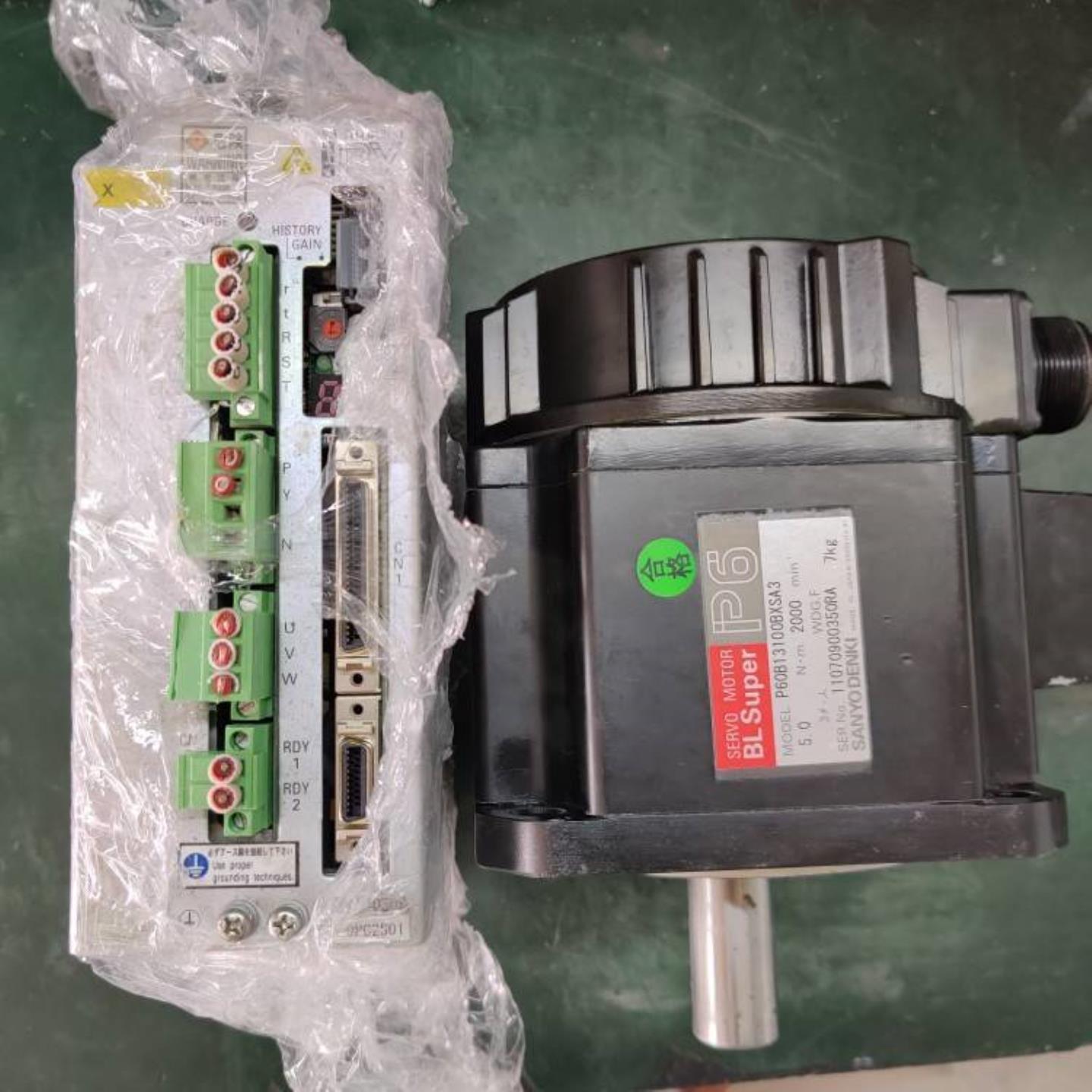 配件拆机现货测试好三洋电机驱动器PY2A030A0PC2S01+P60B13议价