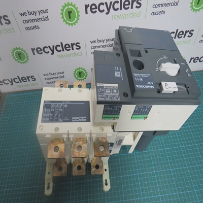 SocomecATyS400AmotorchangeswitchwithDPSAuxsupply23