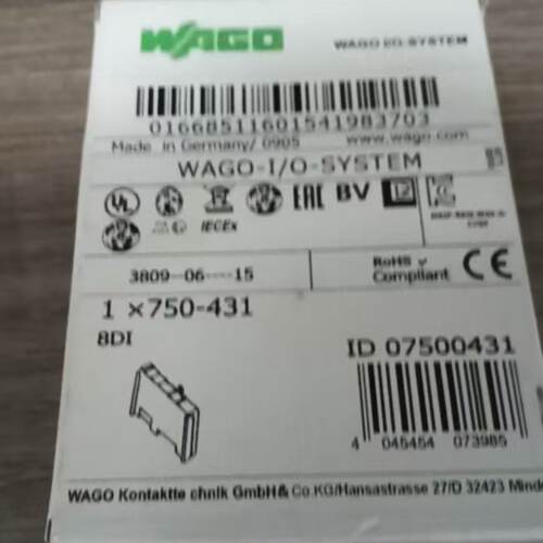 WAGO万可模块750431德国原厂生产-询