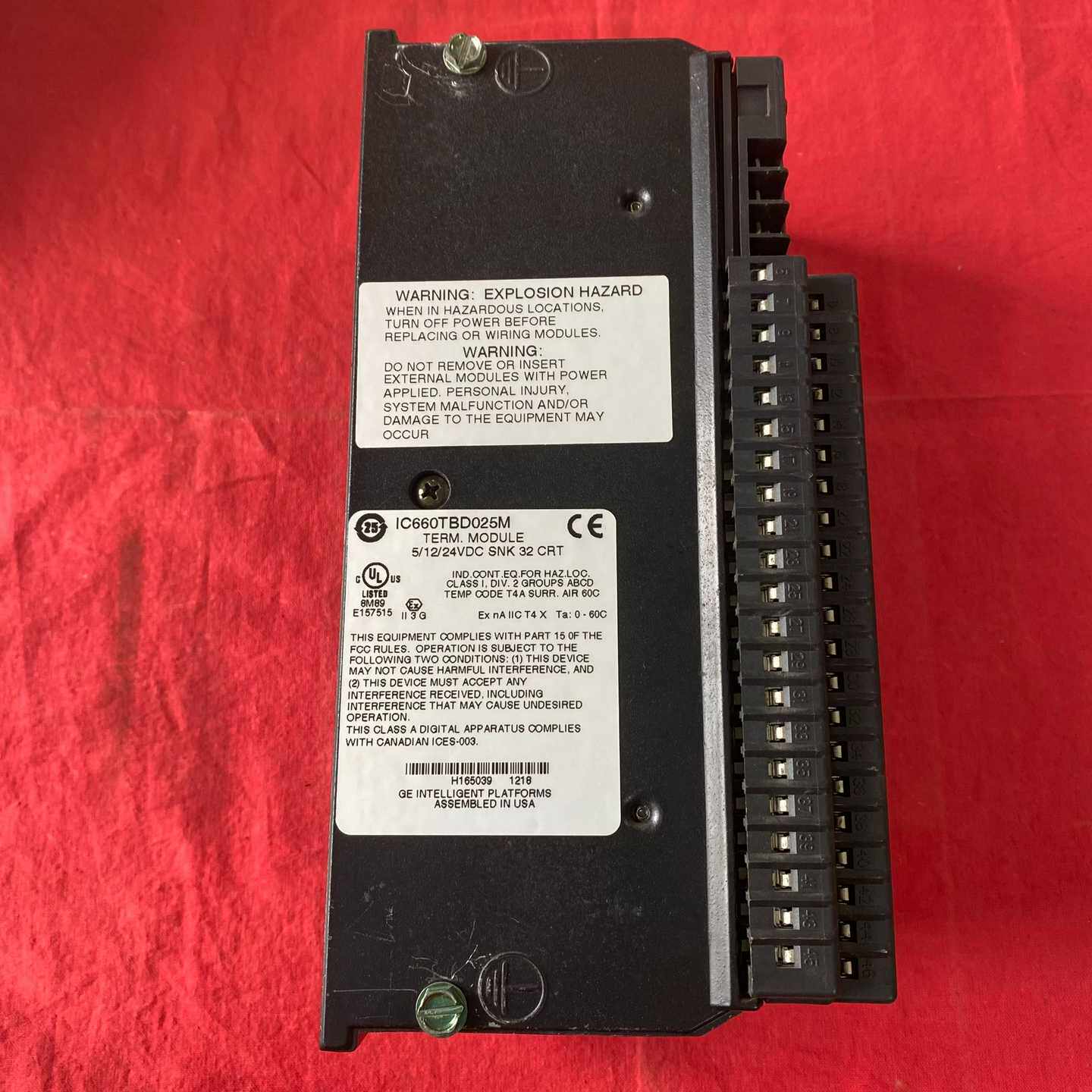 美国GEPLC模块，类型为IC660TBD025MIC6--议价商品