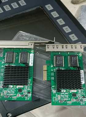 议价全新IntelI350T4千兆网卡一张，图片上为实物，功能包好，