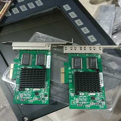 议价全新IntelI350T4千兆网卡一张，图片上为实物，功能包好，