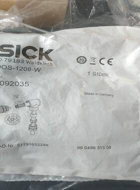 SICK传感器接头DOS-1208-W货号6028422拍前询价