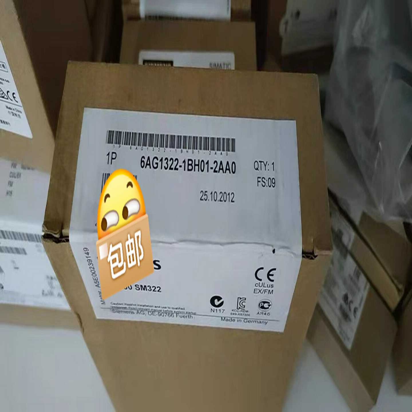 询价未拆封6AG1322-1BH01-2AA0当天发