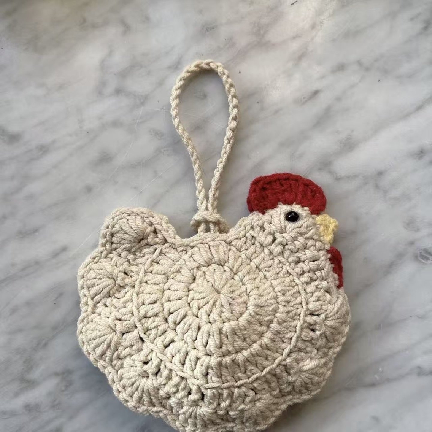 手工毛线咕咕鸡钩针制作零钱袋手工钩织耳机包收纳袋可爱包包挂件,服饰配件/皮带/帽子/围巾,DIY编织材料包,淘宝优惠券,粉丝福利购,淘宝优惠卷