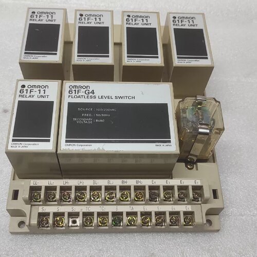 OMRON 61FG4 FLOATLESS LEVEL SWITCH 61F11 RELAY UNIT