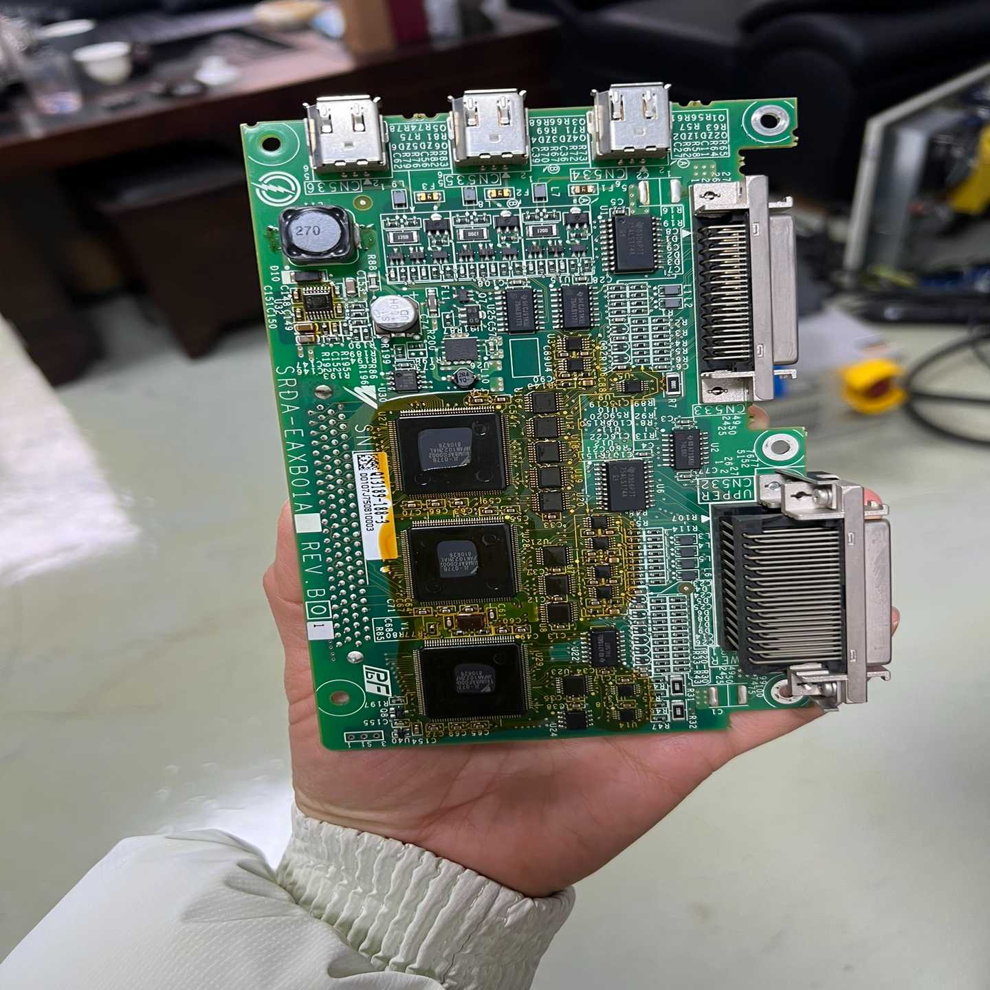 SRDA-EAXB01A安川外部轴板。自己机器上拆下来的，包询价