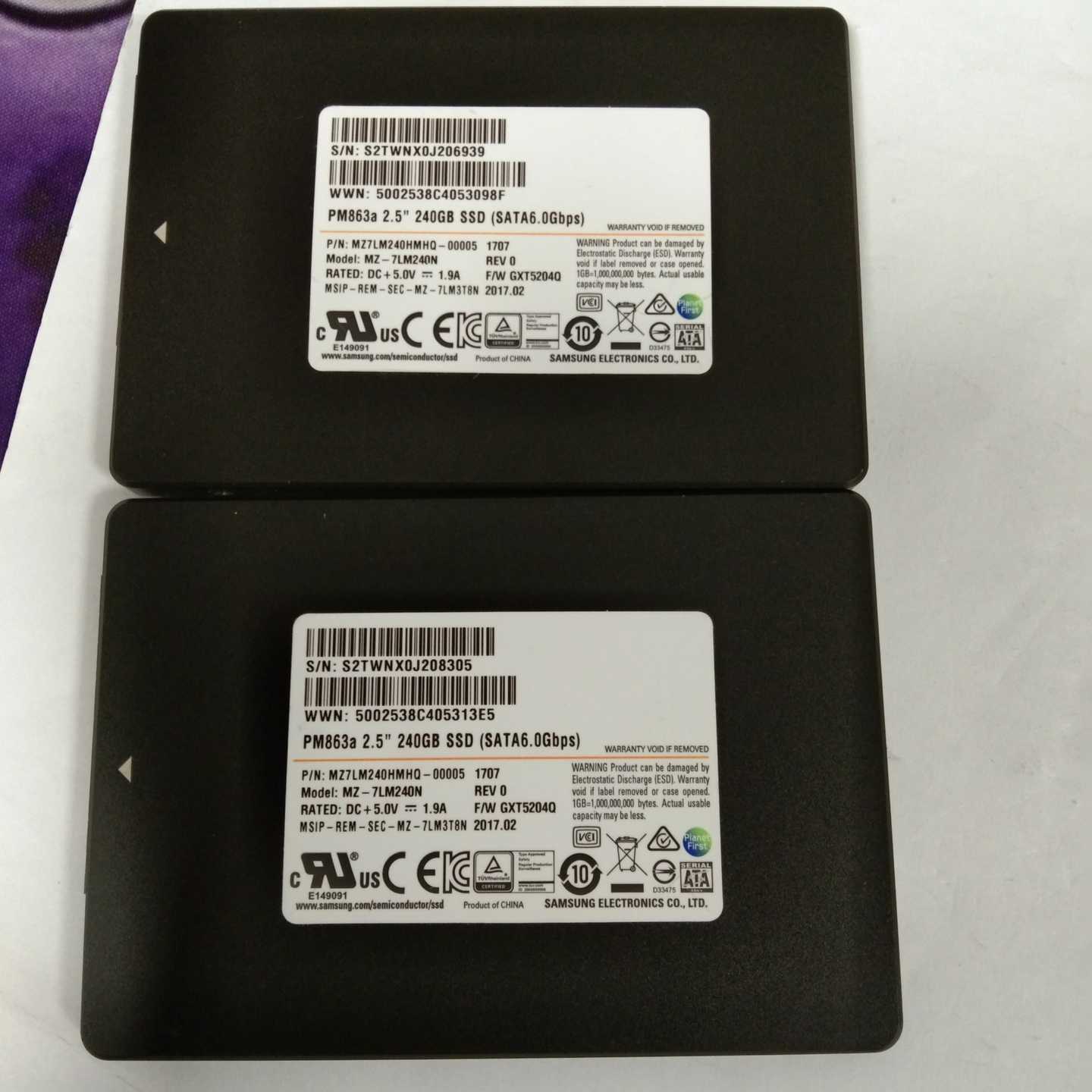 三星PM863a240G2.5寸SATA3--议价商品