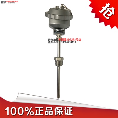 不锈钢铂热电阻WZPB220温度传感器固定螺纹热电偶PT100420mA