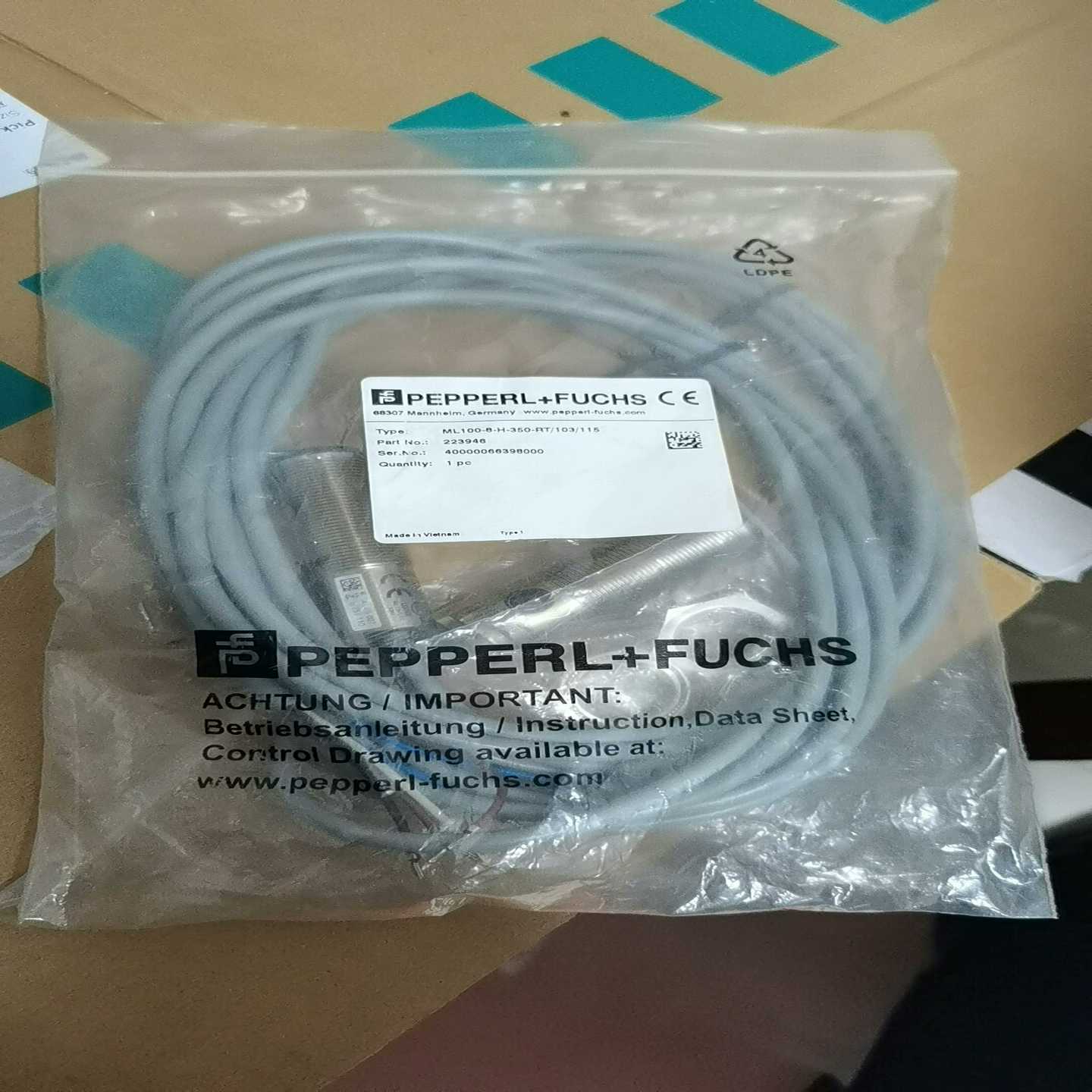 询价倍加福接近开关ML100-8-H-350-RT/103/11