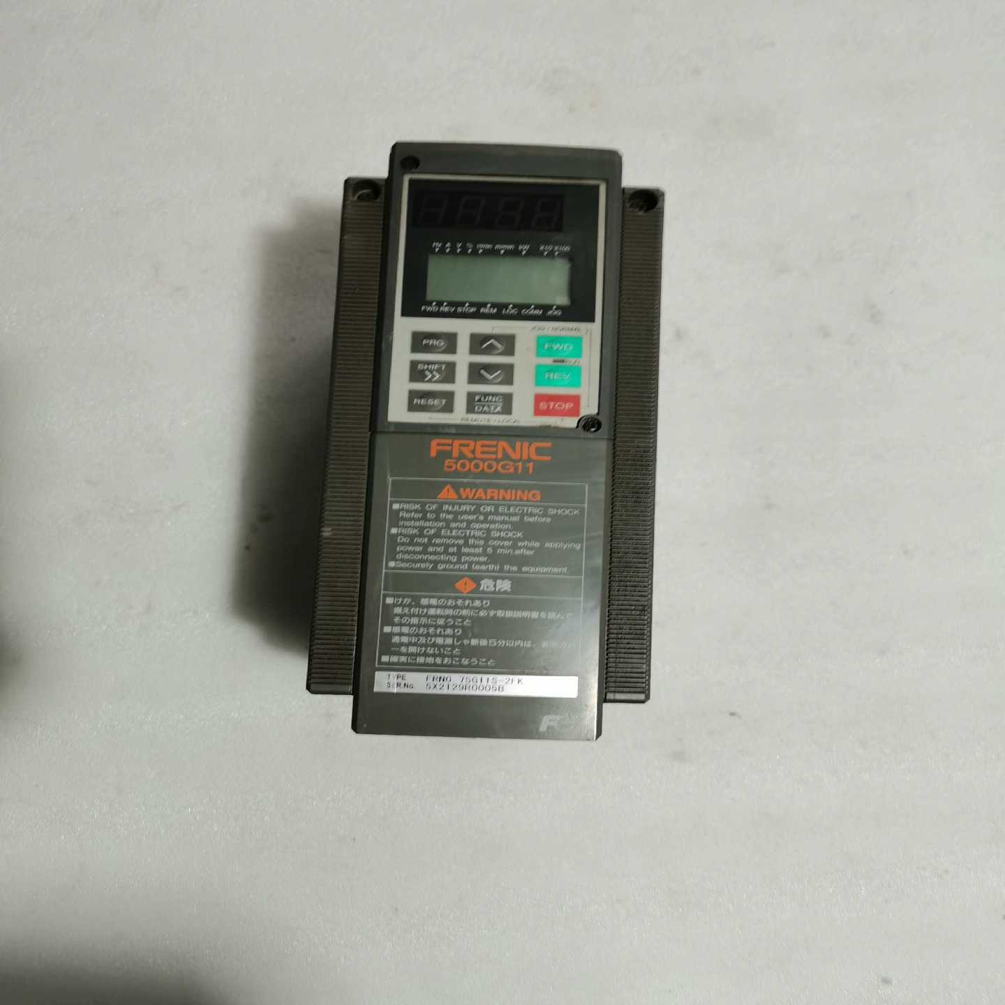 【议价】富士变频器FRN0.75G11S-2FK，0.75千瓦，2适用