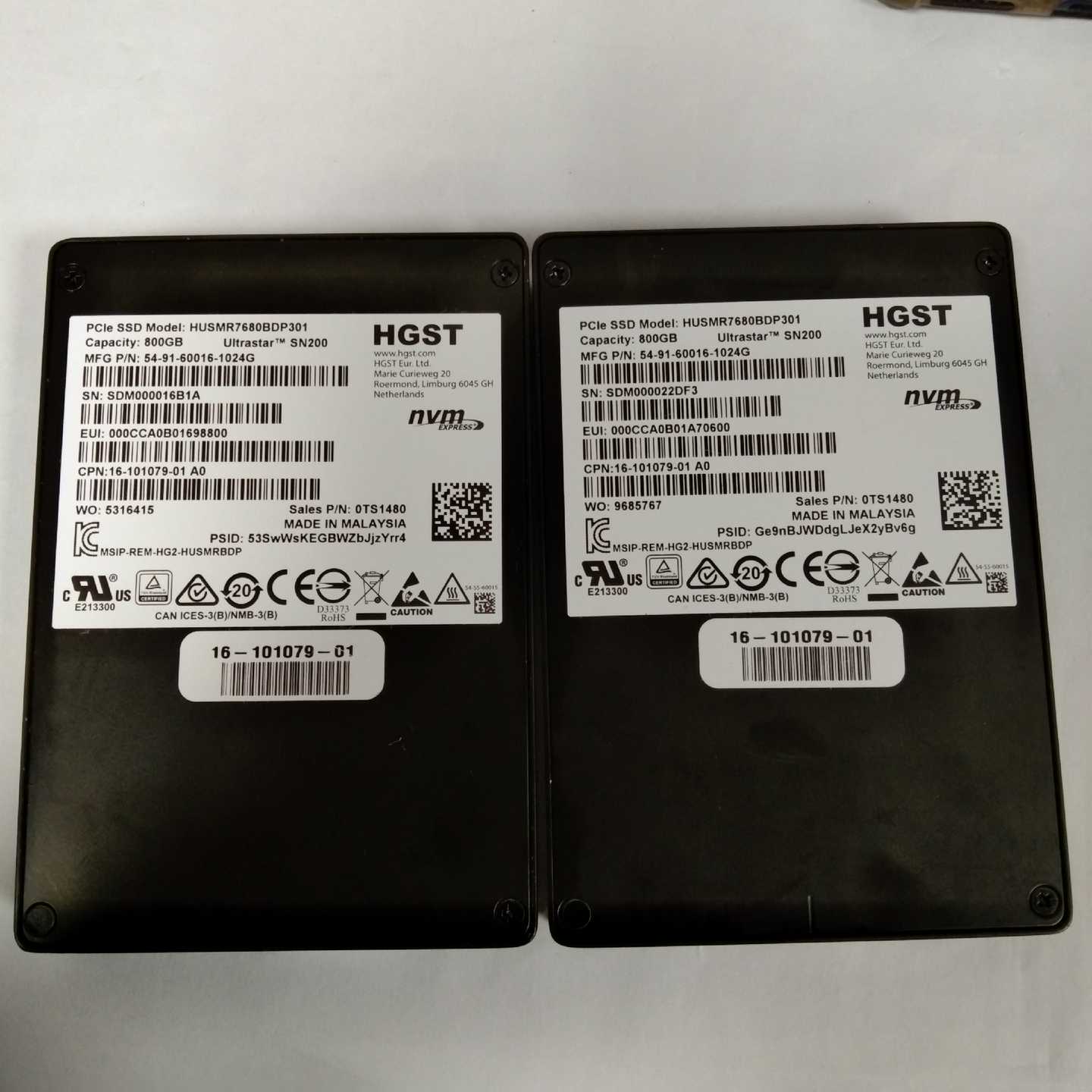 日立800GU.2NVME协议P/N:0TS1480--议价商品