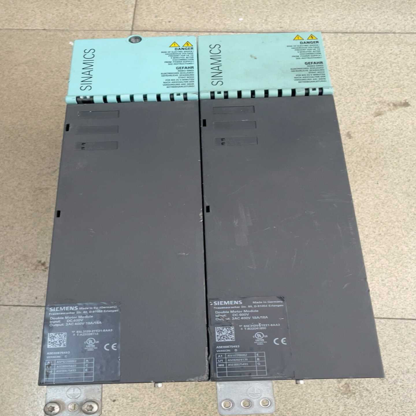 6SL3120-2TE21-8AA3双轴18A驱动器议价