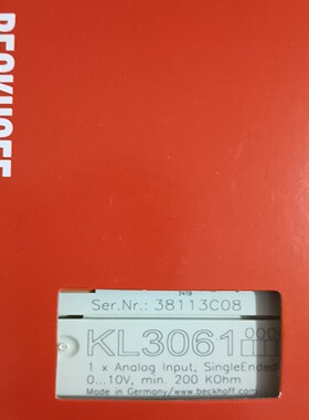 倍福KL3061的来聊欢迎订货议询价