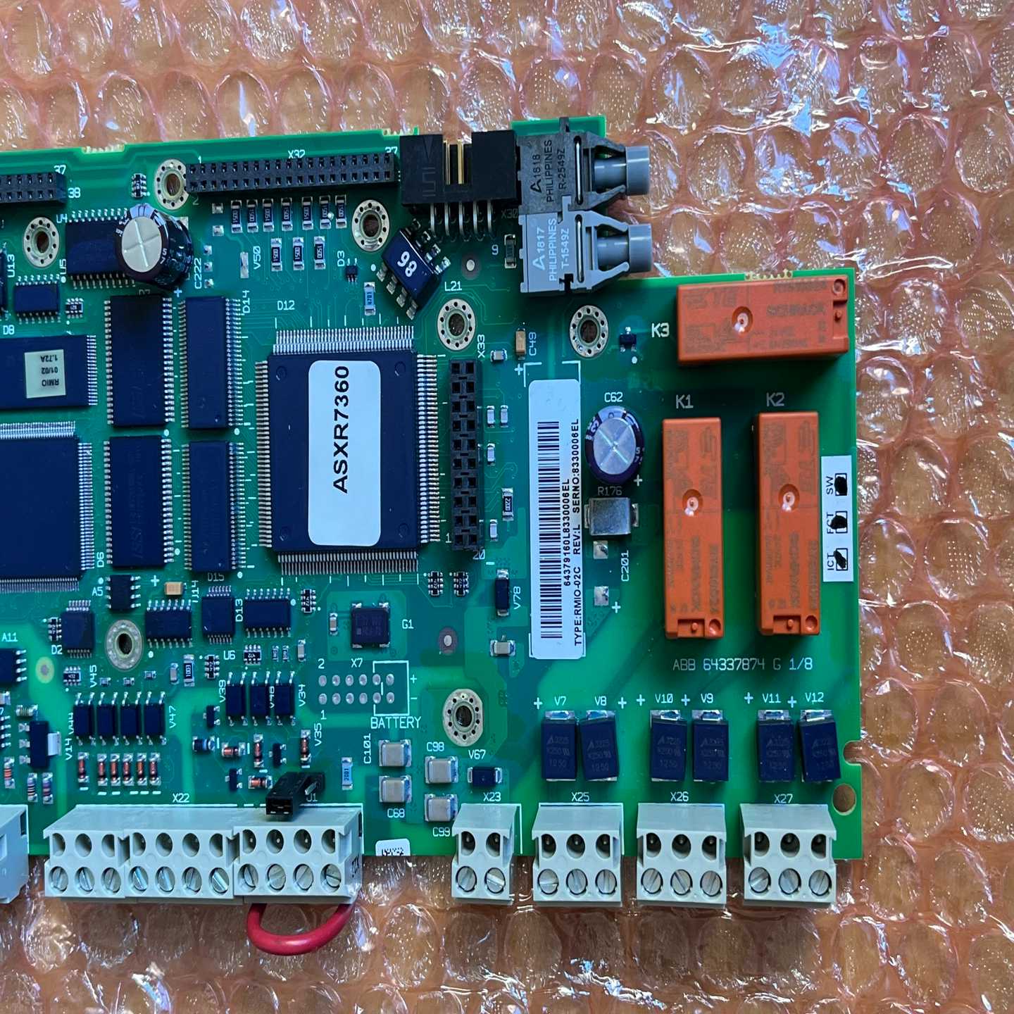 咨询-RMIO-02CABB800变频器主板一块