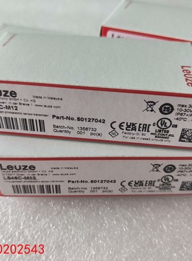 【请询价】Leuze劳易测50127042  LS46C-M12 全新