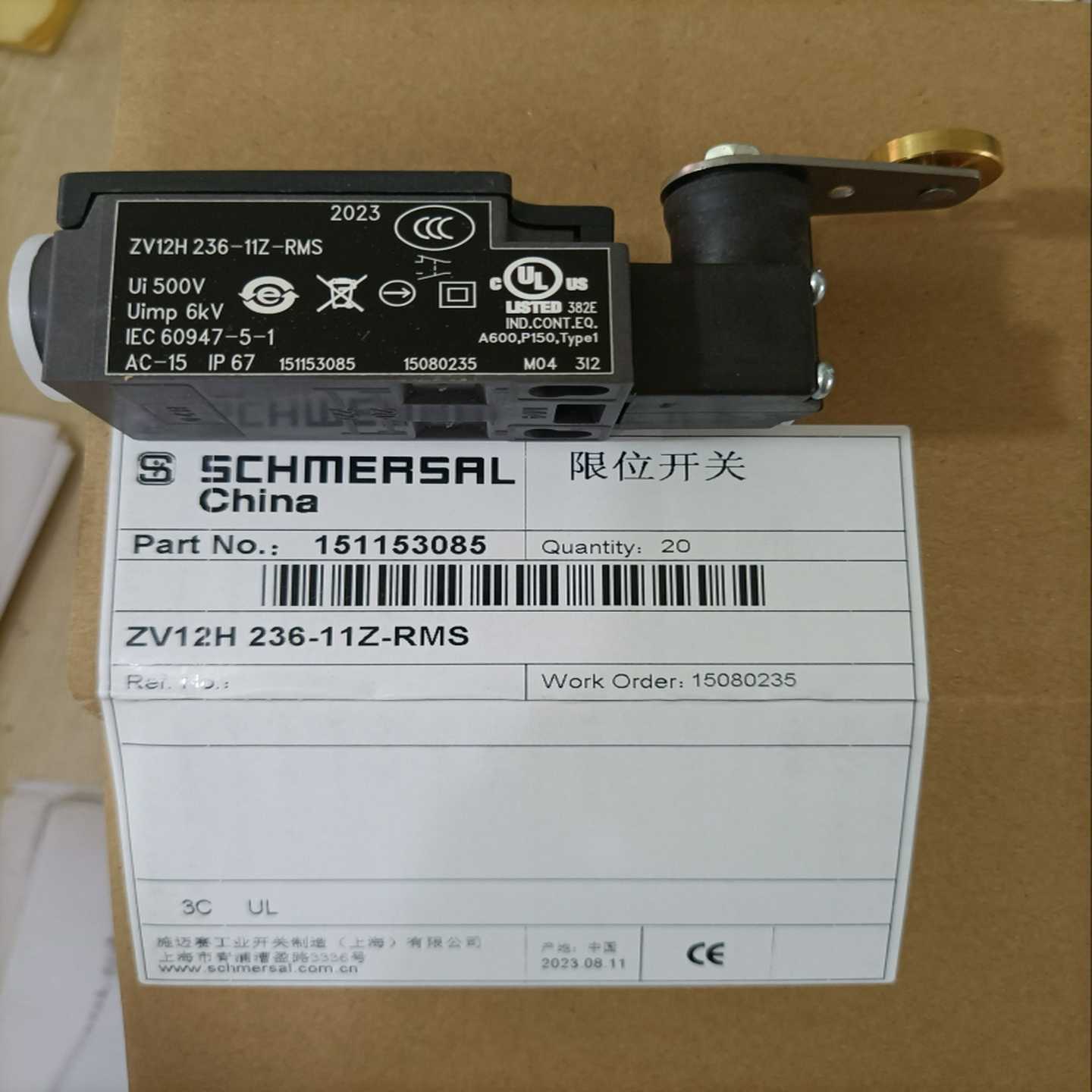 配件ZV12H 236-11Z-RMS施迈赛极限开 关全新原装正品现货议价