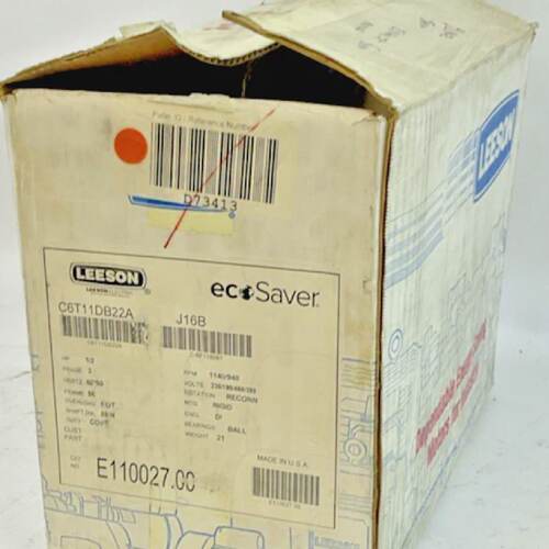 LEESON E110027.00 ECOSAVER MOTOR 12HP 1140940RPM 23019046038