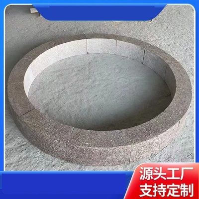 天然花岗岩石材黄金麻别墅工程干挂芝麻白芝麻灰地铺树围路沿石