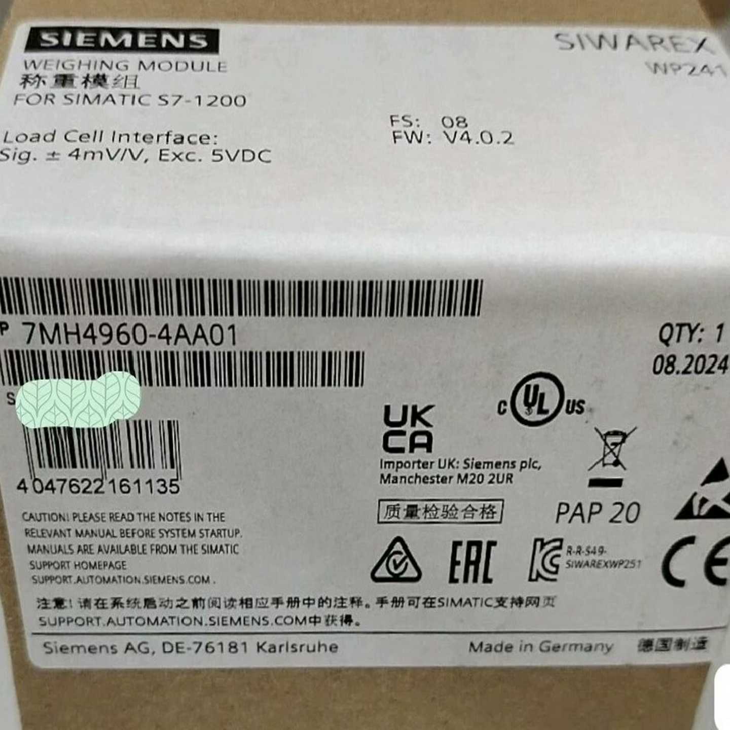 全新原装正品7MH4960-4AA01西门子原装现货，假一罚--议价商品