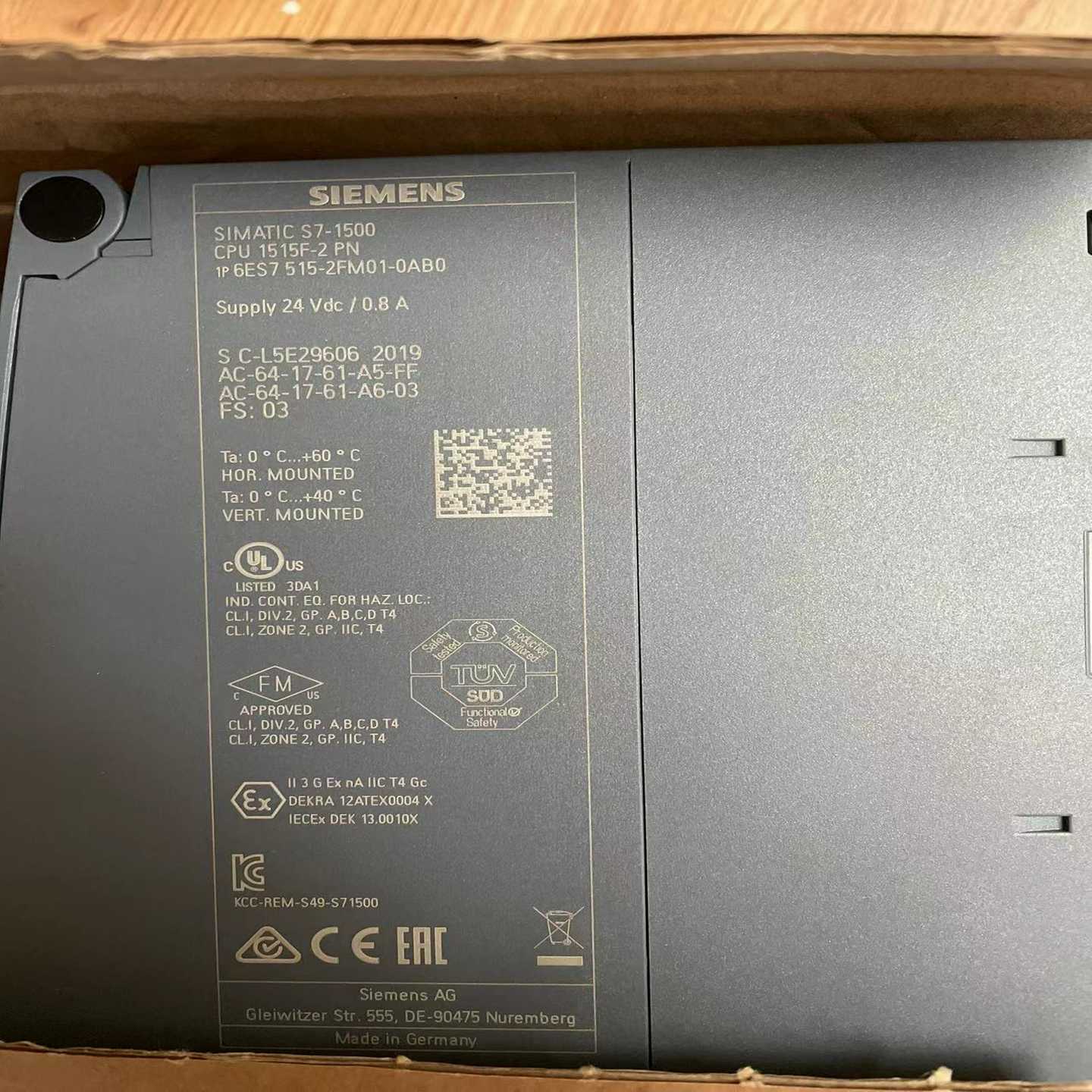 6ES7-515-2FM01-0AB0、适用