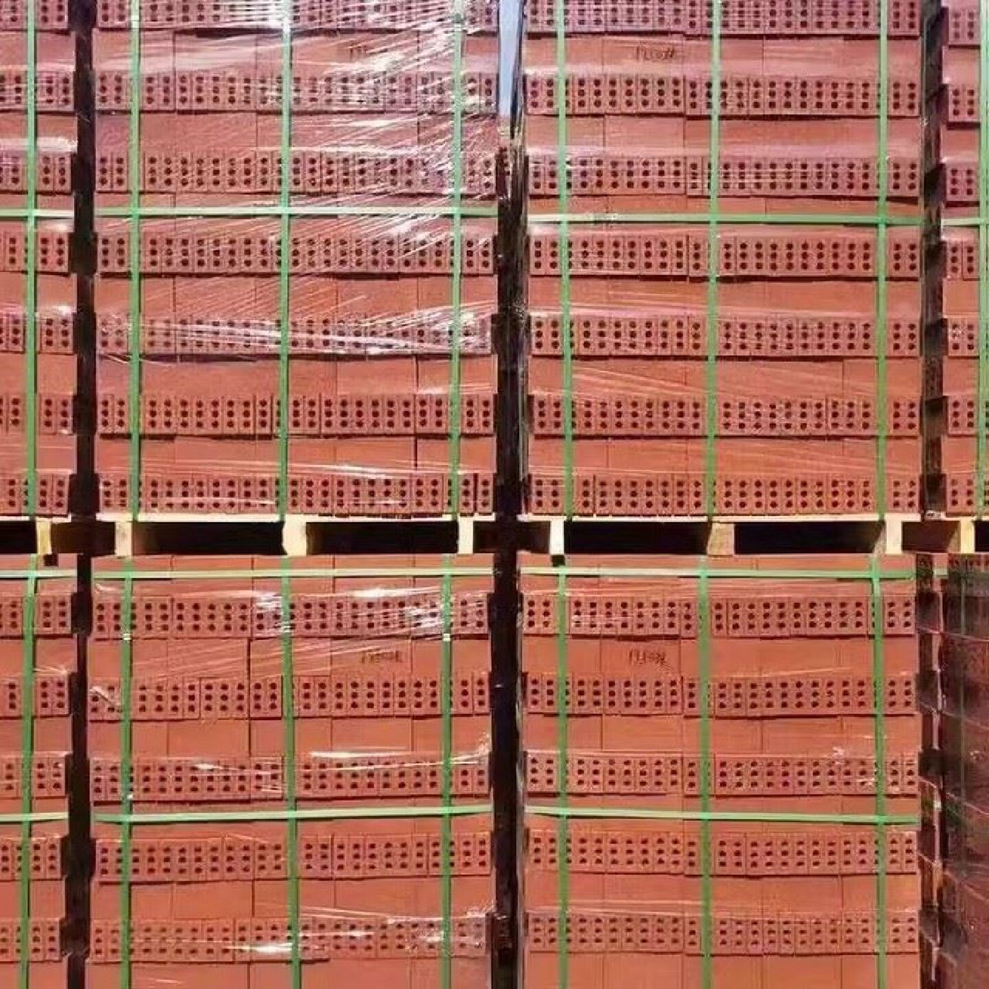 清水砖烧结砖三孔陶土砖广场砖透水砖花园路面砖荷兰砖清水砖