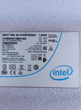 Intel P4420 7.68T SSD U.2 NVME~议价