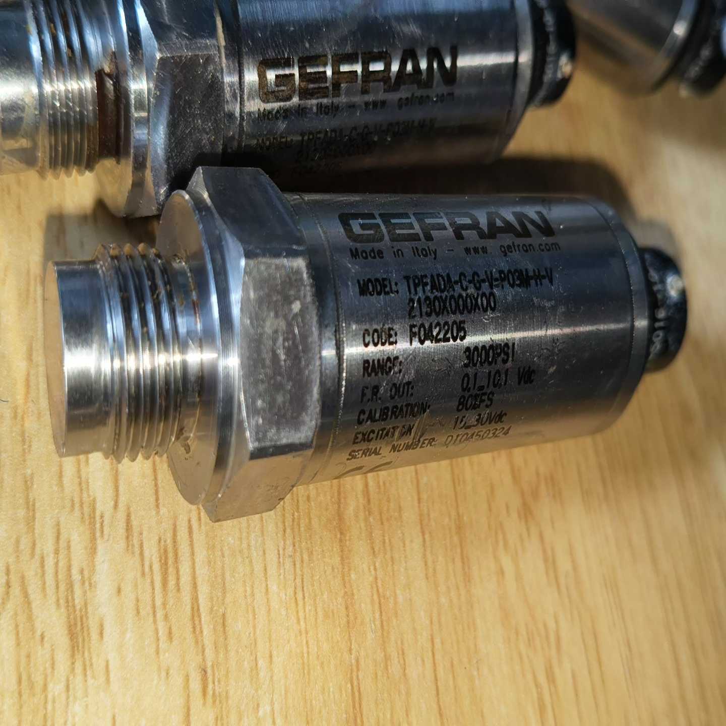 询价意大利GEFRAN杰弗伦压力传感器，型号TPFADA-C-G