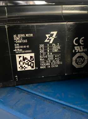 #YASKAWA/安川 SGM7J-04AFC6S[浩蓉商户]