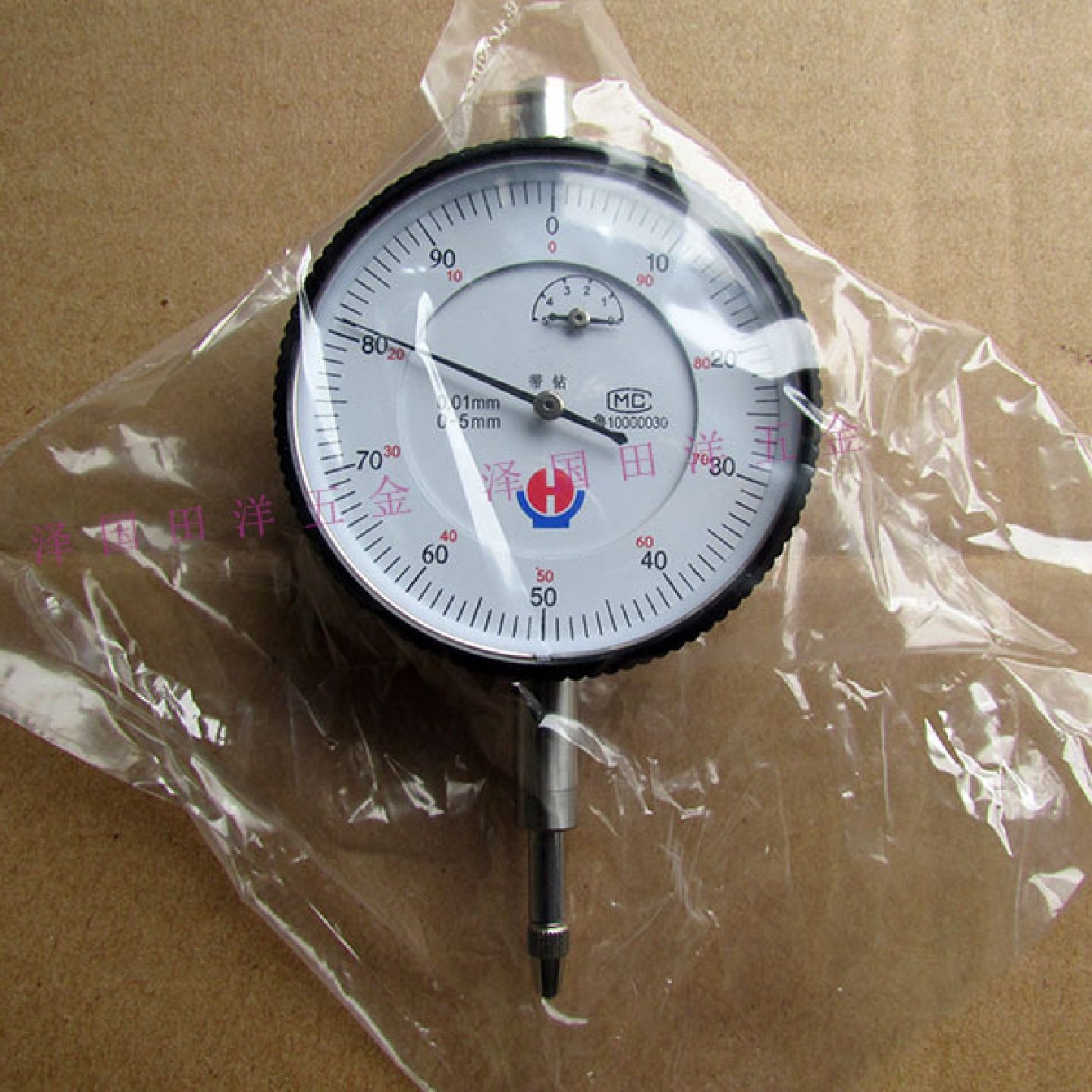 威海裕福百分表0-3/5/10mm千分表0-1mm指示表