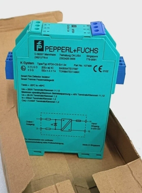 KFD0-CS-EX1.54PEPPERLFUCHSK-SYSTEM智能消防探测器隔离器