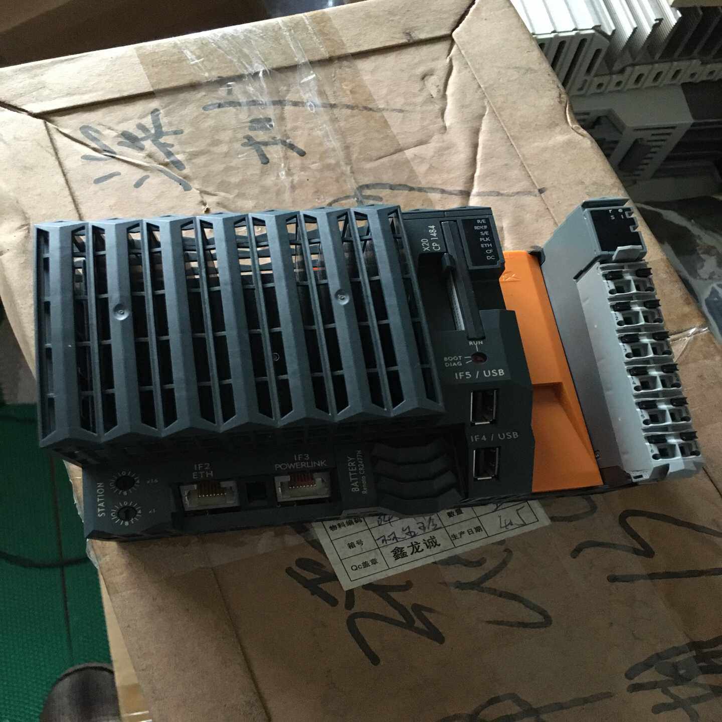 X20CP1484，项目的没有装，拍前代价过来，