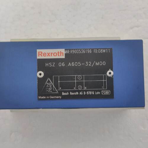 Rexroth Hydraulics HSZ 06 A60532M00 MNR R900536196 FD08W11