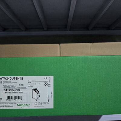 议价施耐德ATV340U75N4E变频器全新原装正品三相7.5KWE太网ATV340