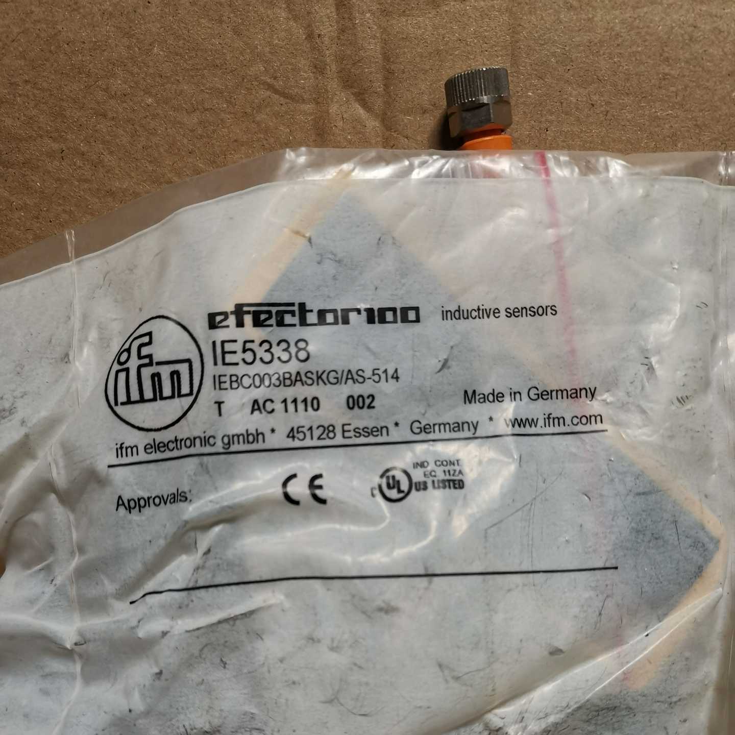 【议价】IFM易福门接近开关接近传感器电感信号IE5338适用