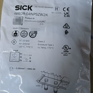 寻SICK西克接近开关IME0804NPSZW2K马来西亚