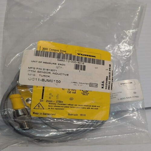 图尔克S1613071,BI2-Q5.5-AP6X-1M-RS4T/S34电感式接近传感器-