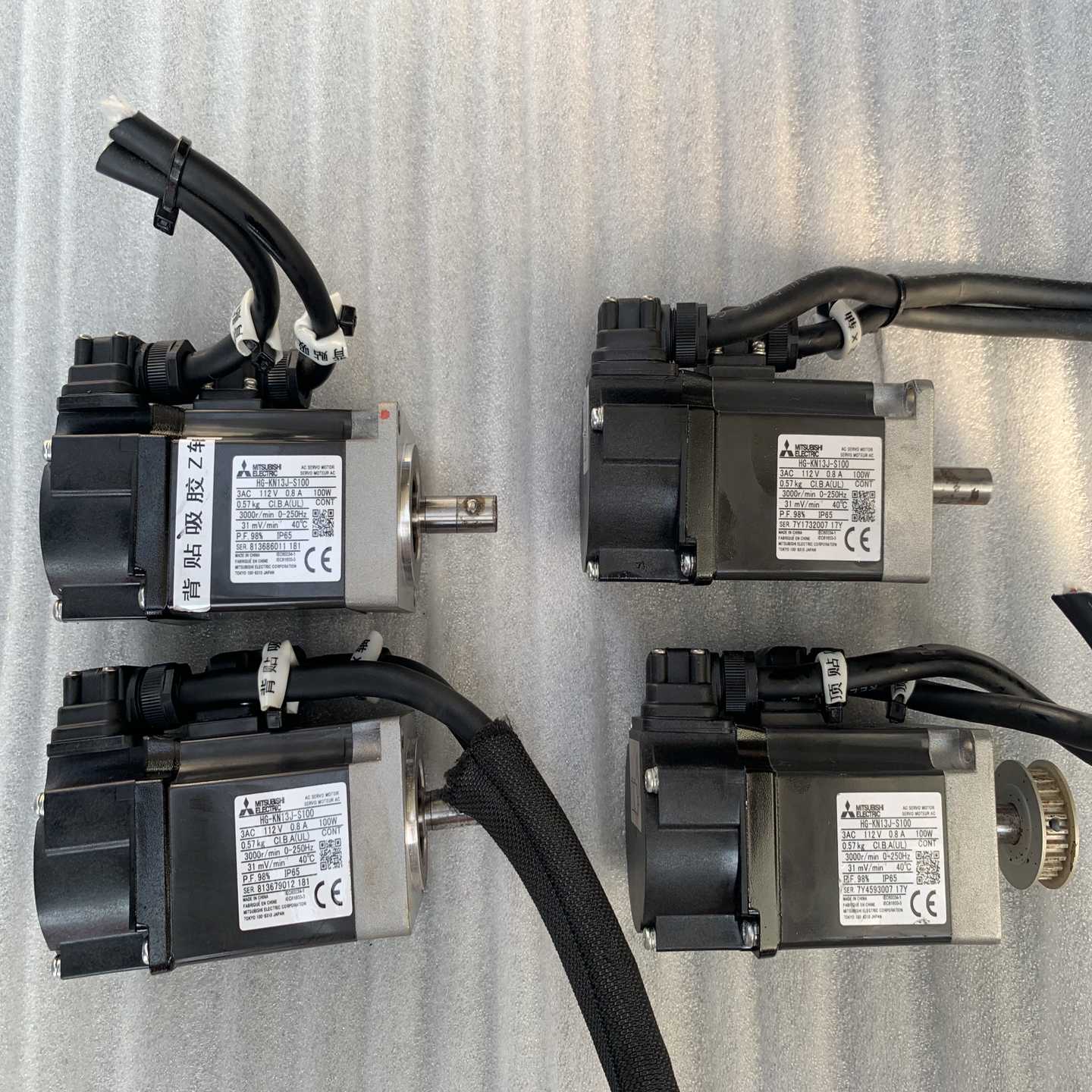 议价拆机三菱伺服电机 HG-KN13J-S100
