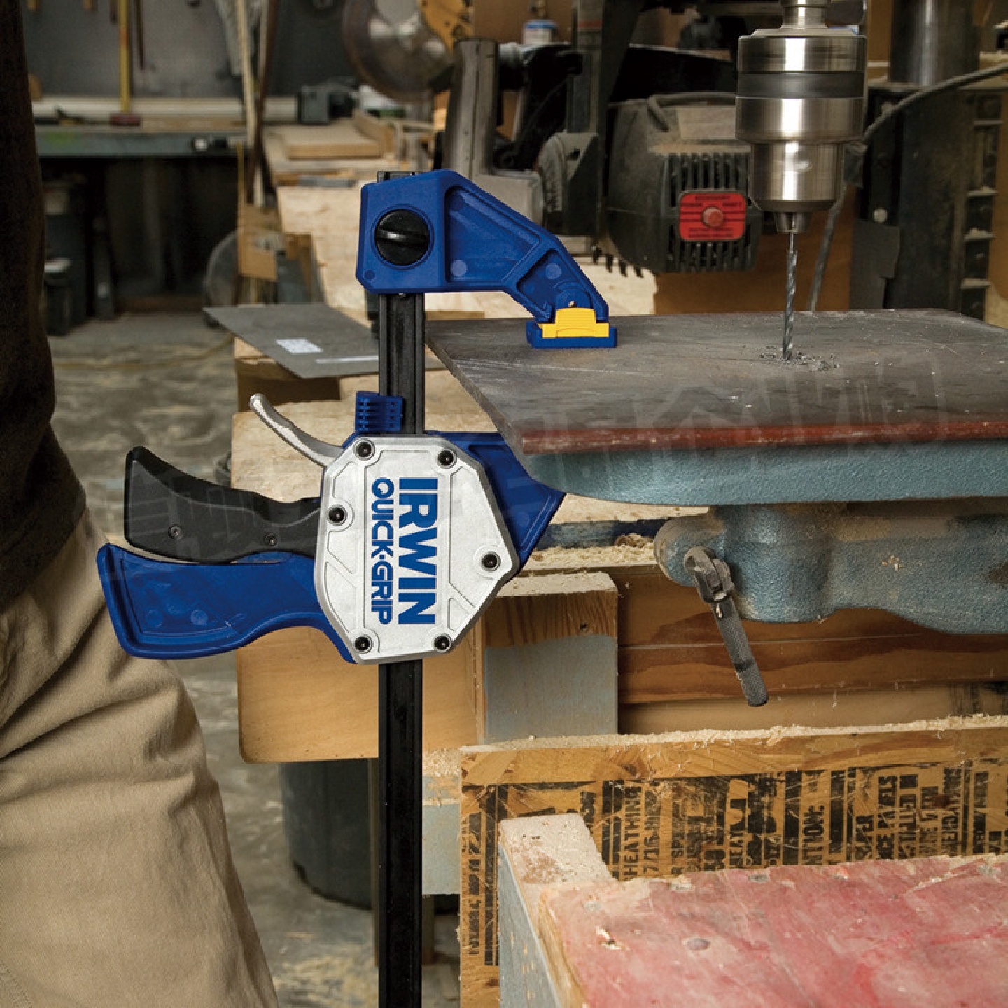 欧文IRWIN重型木工夹G字夹快速夹拼板夹紧扩张器C型夹钳F夹子