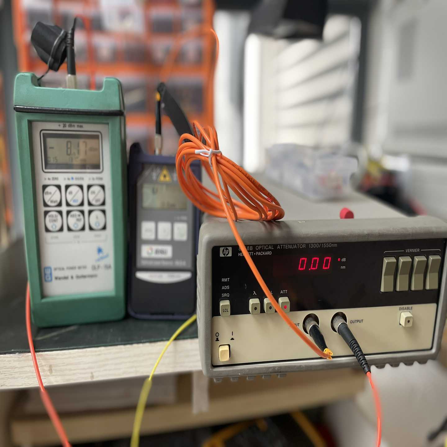 【议价】多模光衰减器hp8158B功能正常。适用